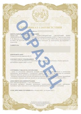 Образец Сертификат СТО 01.064.00220722.2-2020 Белая Калитва Сертификат СТО 01.064.00220722.2-2020 